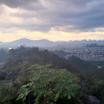From the top of one of the many mountains of Guilin